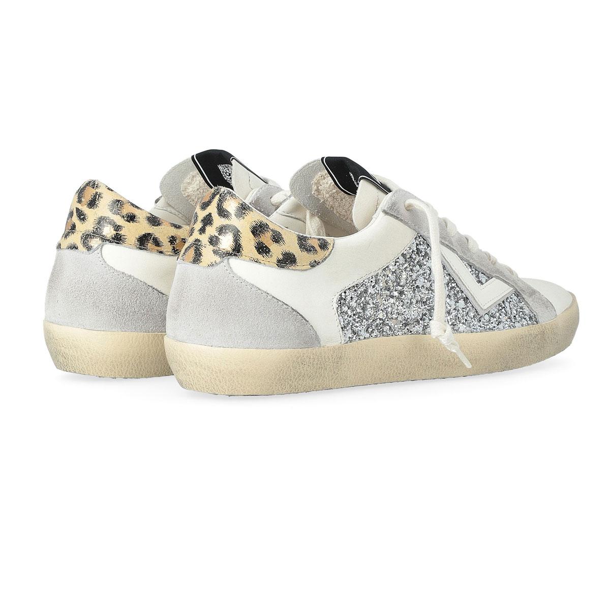 Scarpe Snekers 4B12 Con Glitter in pelle da Donna rif. SUPRIME-D8005