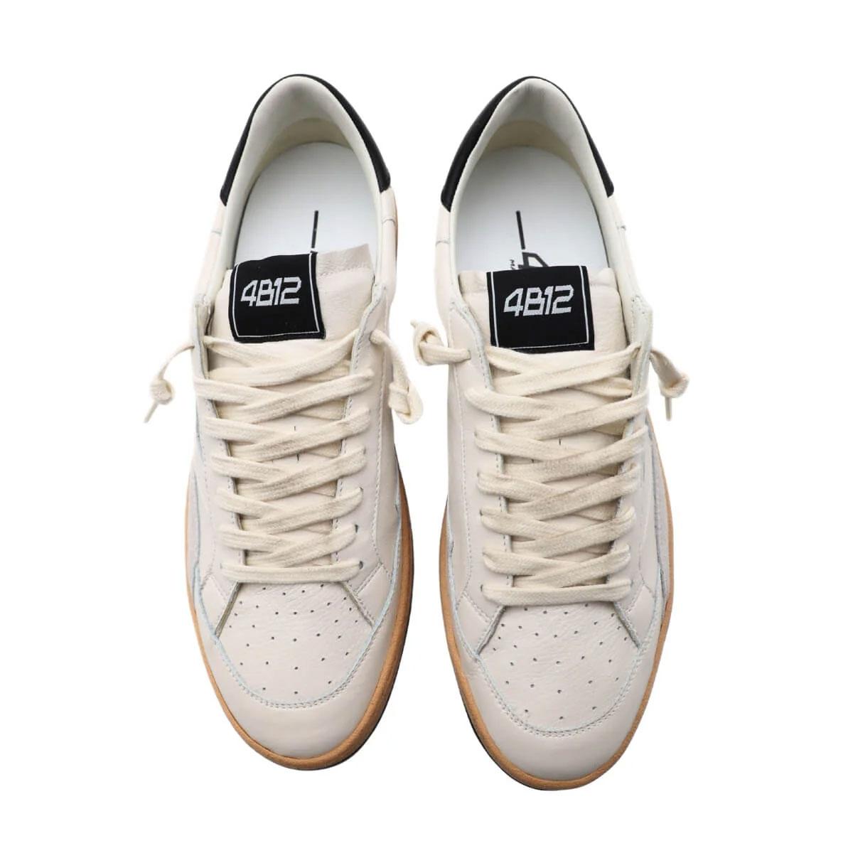 Scarpe Snekers 4B12 basse in pelle da uomo rif. PLAYNEW-U1001