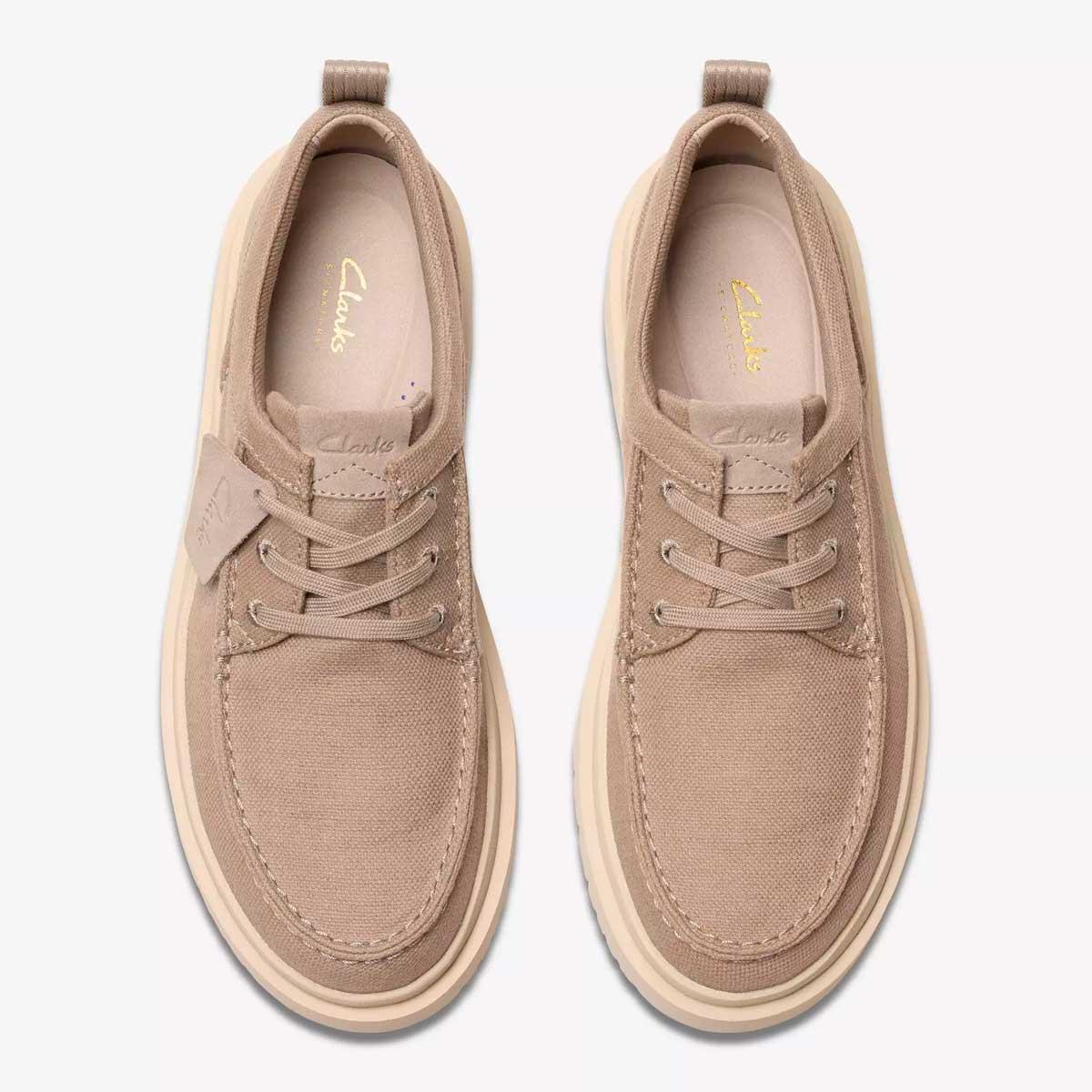 Scarpe Clarks Polden Moc in Tela da uomo rif. 26180867