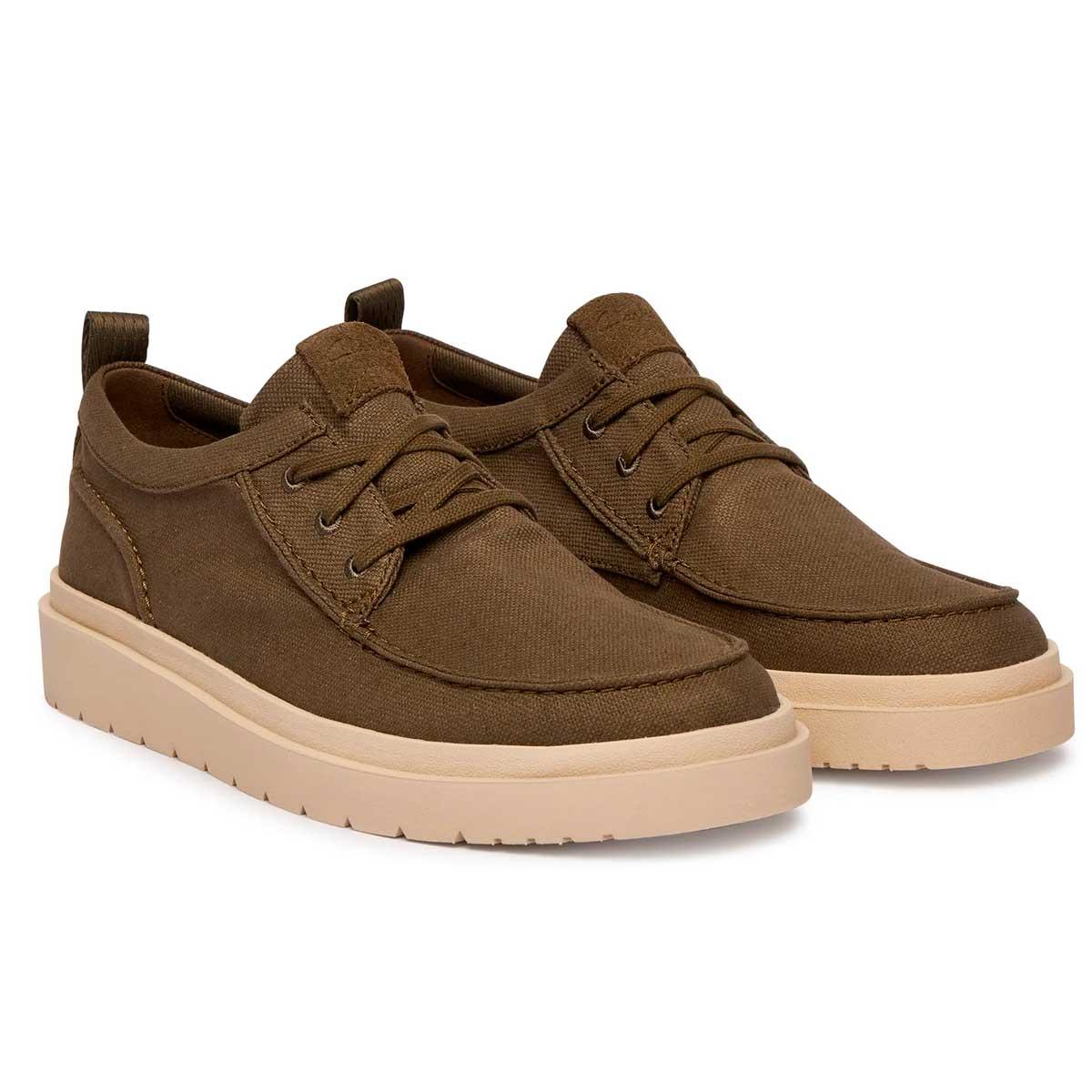 Scarpe Clarks Polden Moc in Tela da uomo rif. 26186615