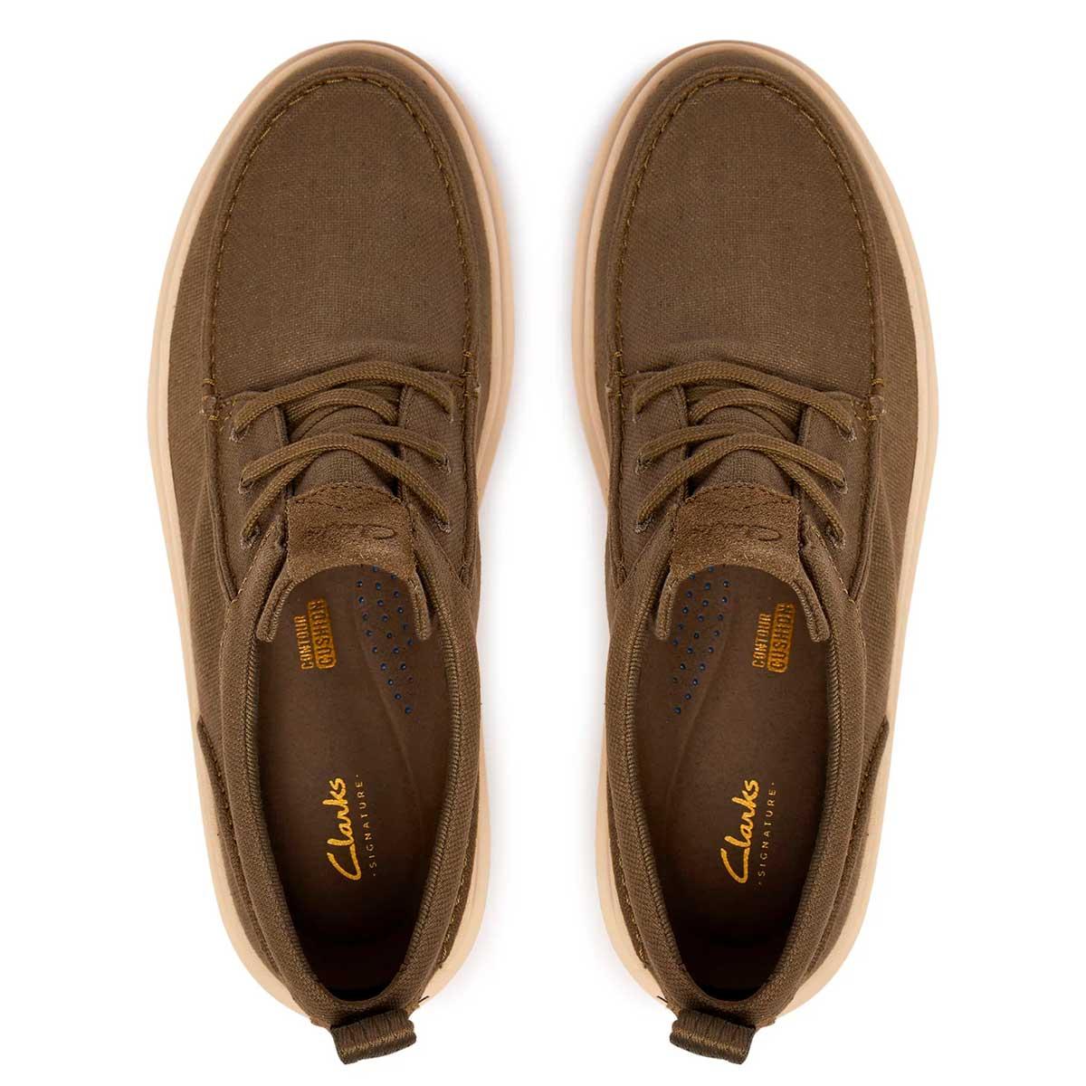 Scarpe Clarks Polden Moc in Tela da uomo rif. 26186615