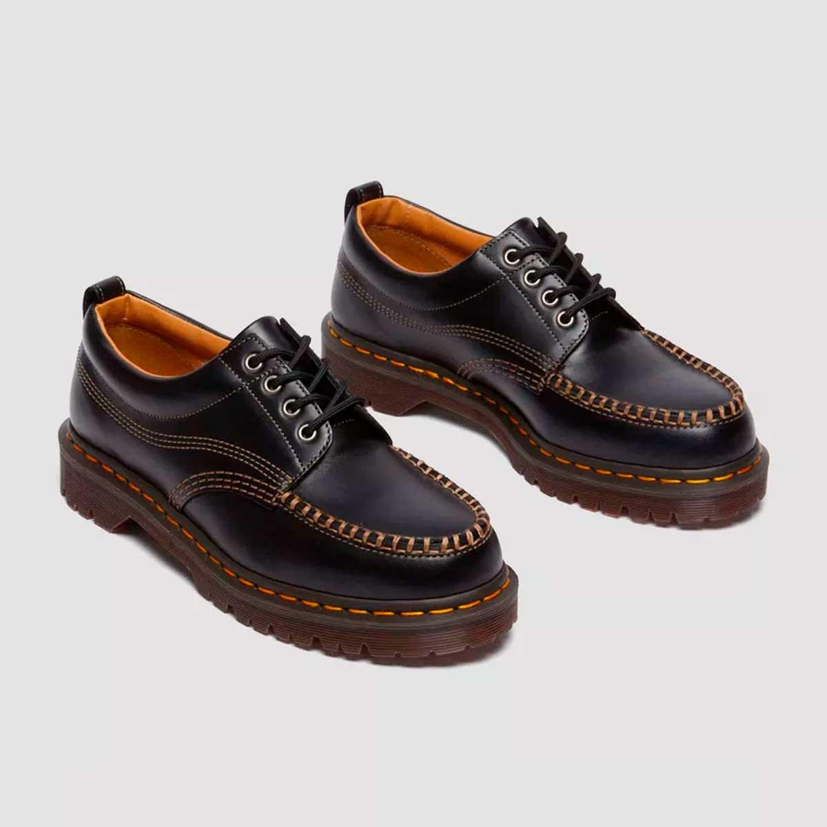 Scarpe Sneakers Dr. Martens Lowell Moc Toe in Pelle da Uomo rif. 31816001