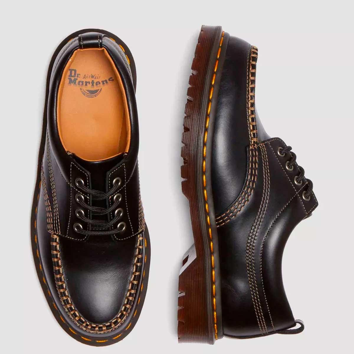 Scarpe Sneakers Dr. Martens Lowell Moc Toe in Pelle da Uomo rif. 31816001