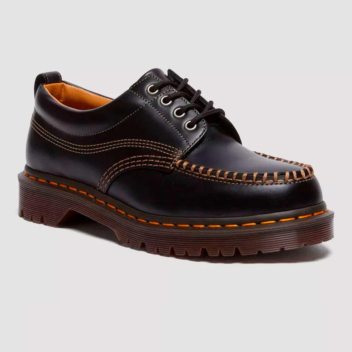 Scarpe Sneakers Dr. Martens Lowell Moc Toe in Pelle da Uomo rif. 31816001