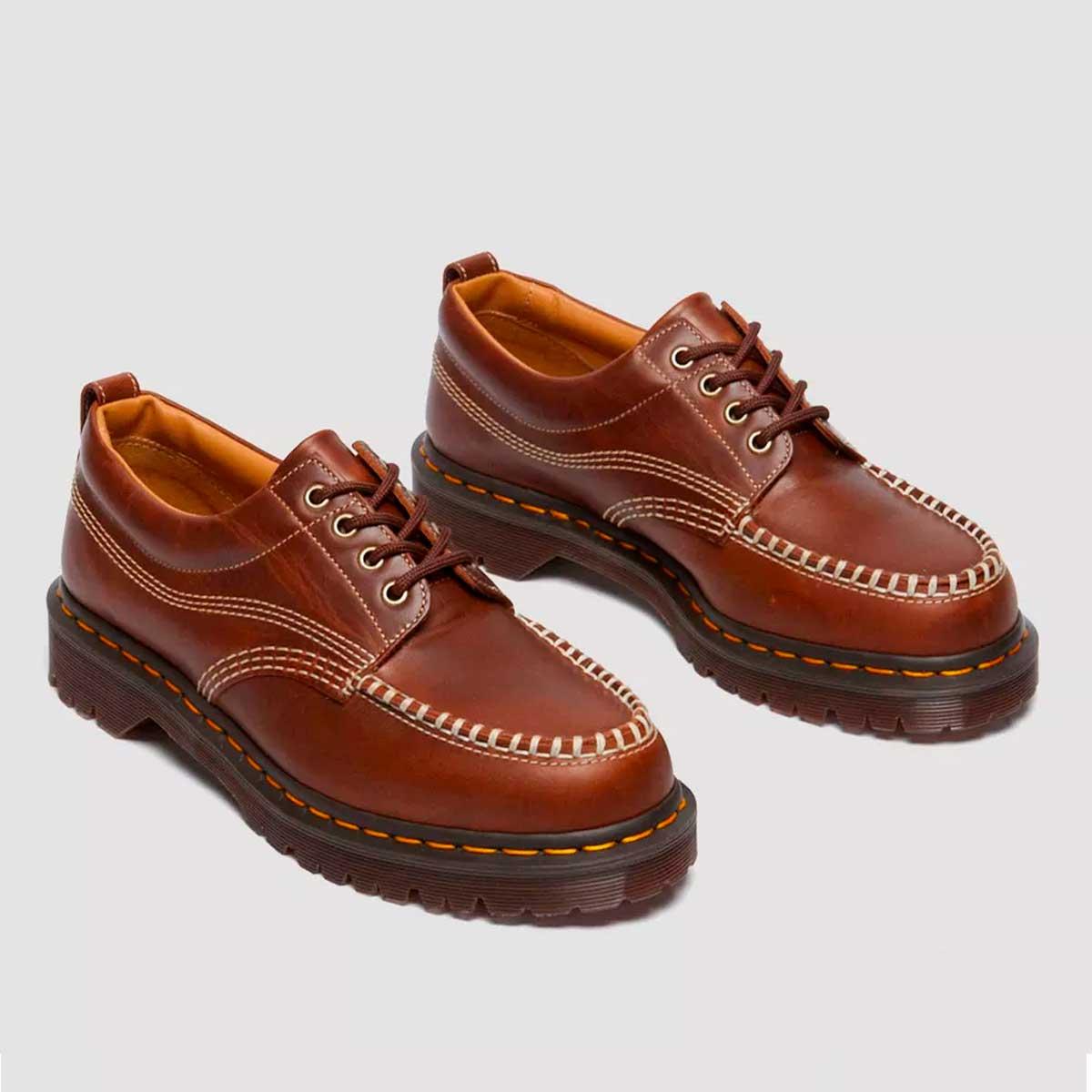 Scarpe Dr. Martens Lowell Moc Toe in Pelle da Uomo rif. 31817243