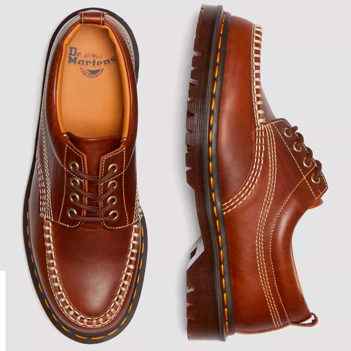 Scarpe Dr. Martens Lowell Moc Toe in Pelle da Uomo rif. 31817243