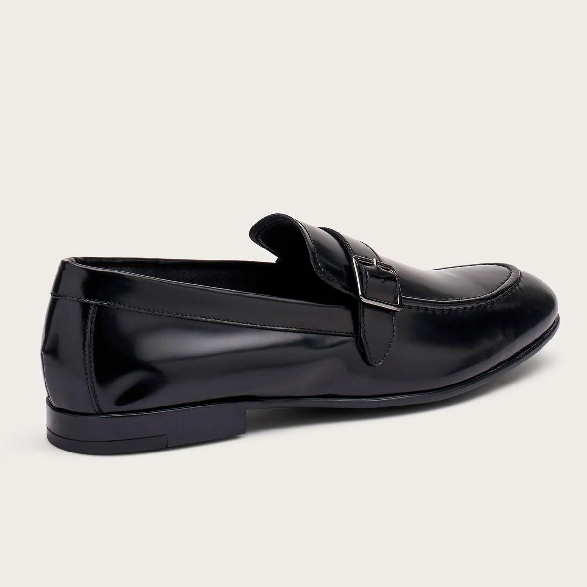 Mocassini Scarpe Frau Elegante In Pelle Lucida Con Fibbia da Uomo rif. 71K1