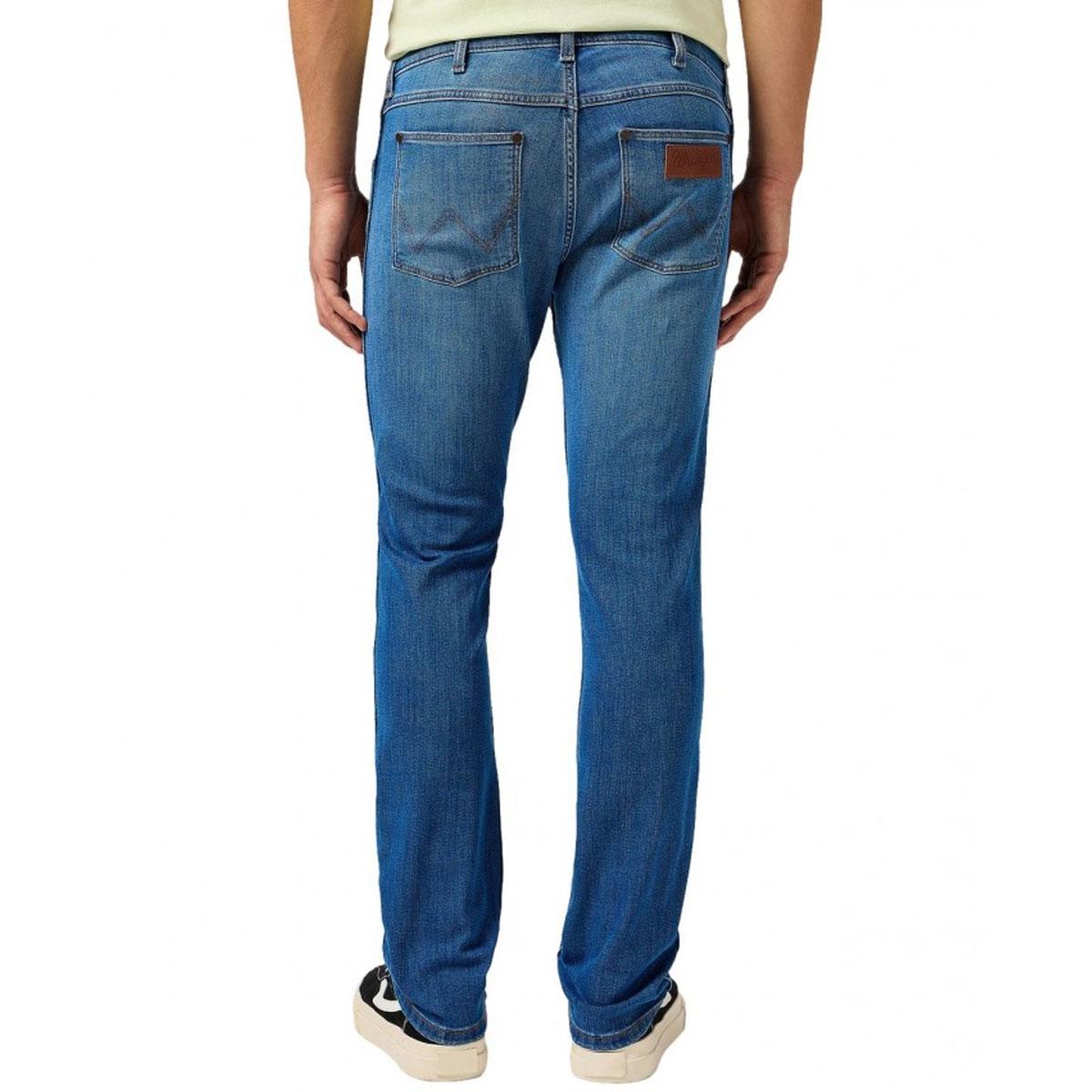 Pantaloni Jeans Wrangler In Denim da uomo rif. 112364421
