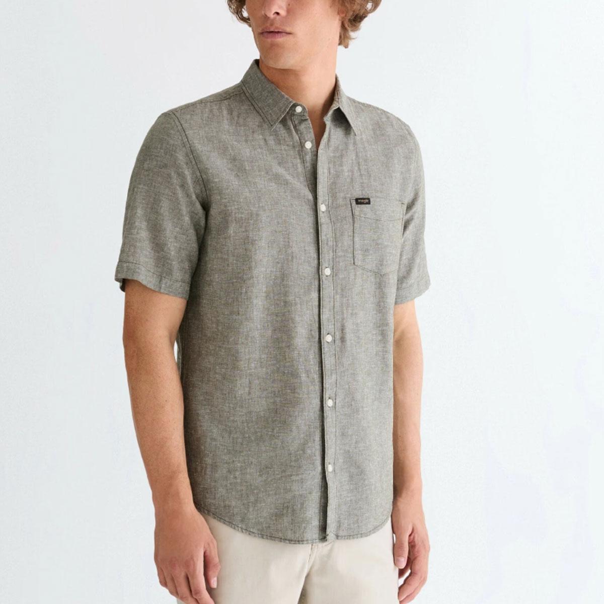 Camicia Wrangler con logo da uomo rif. 112378047