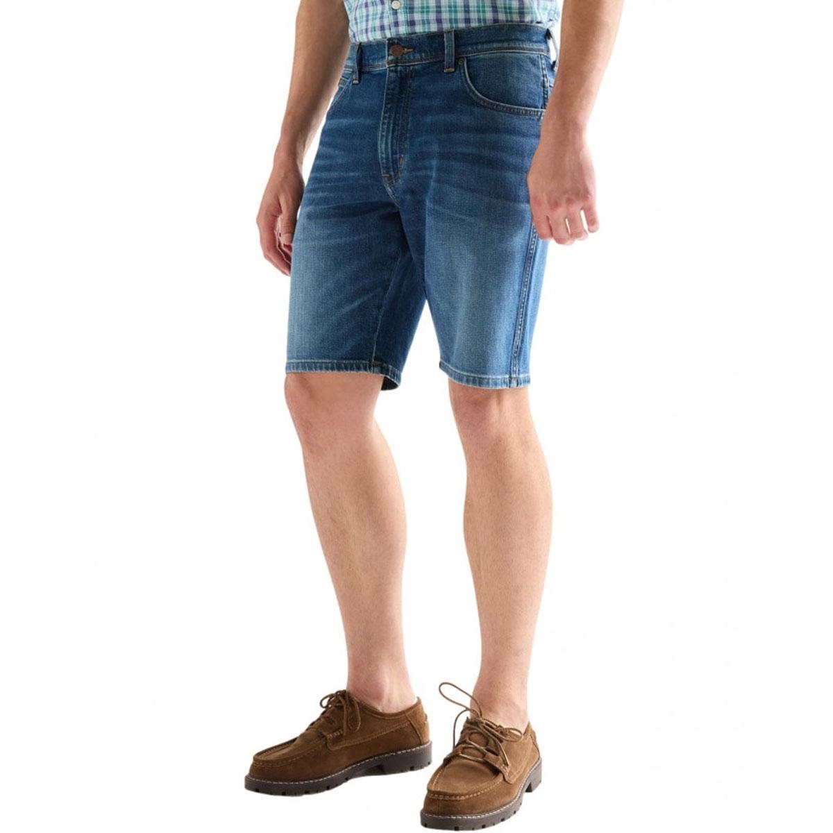 Shorts Pantaloncini Wrangler In Denim da uomo rif. 112377789