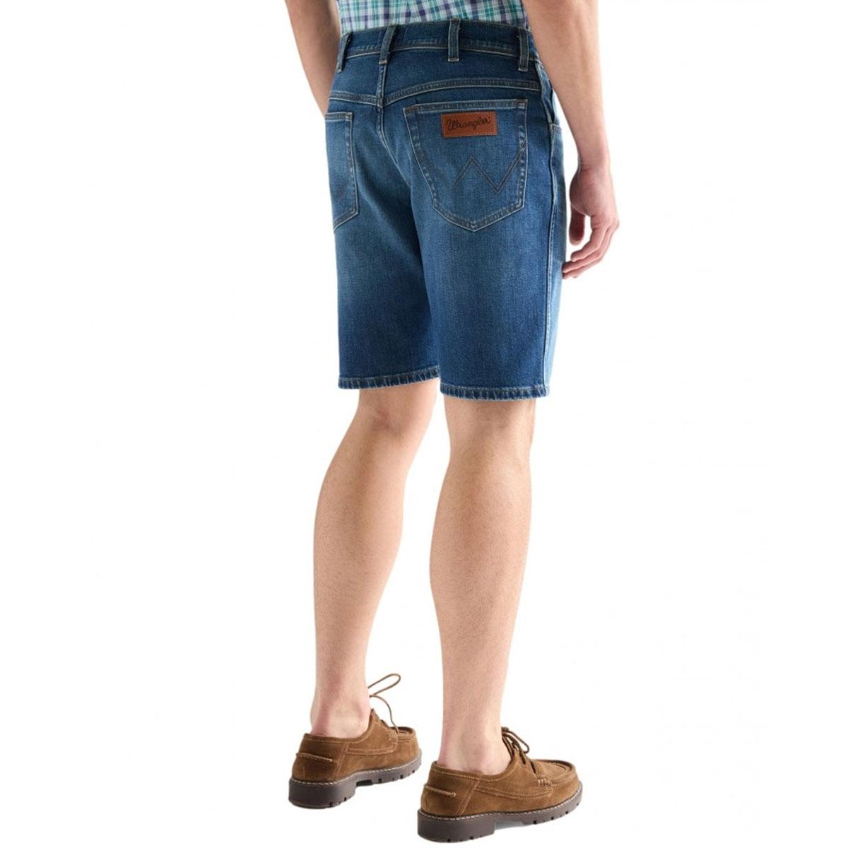 Shorts Pantaloncini Wrangler In Denim da uomo rif. 112377789