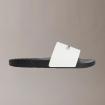 Ciabatte Calvin Klein con logo in tela da uomo rif. HM0HM02107