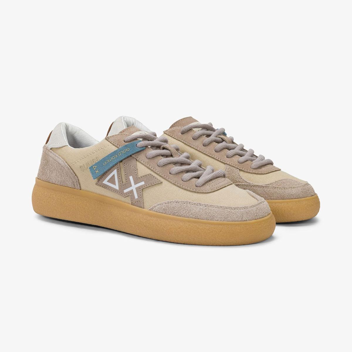 Scarpe Sneakers Sun68 Luis in tela e suede da Uomo rif. Z36149