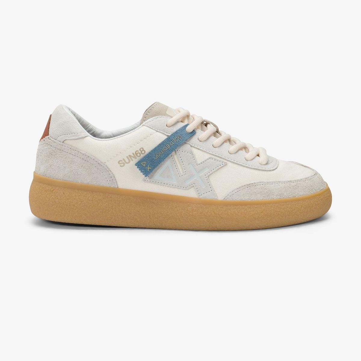 Scarpe Sneakers Sun68 Luis in tela e suede da Uomo rif. Z36149