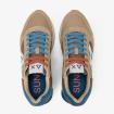 Scarpe Sneakers Sun68 Jaki Bicolor in nylon e suede da Uomo rif. Z36116