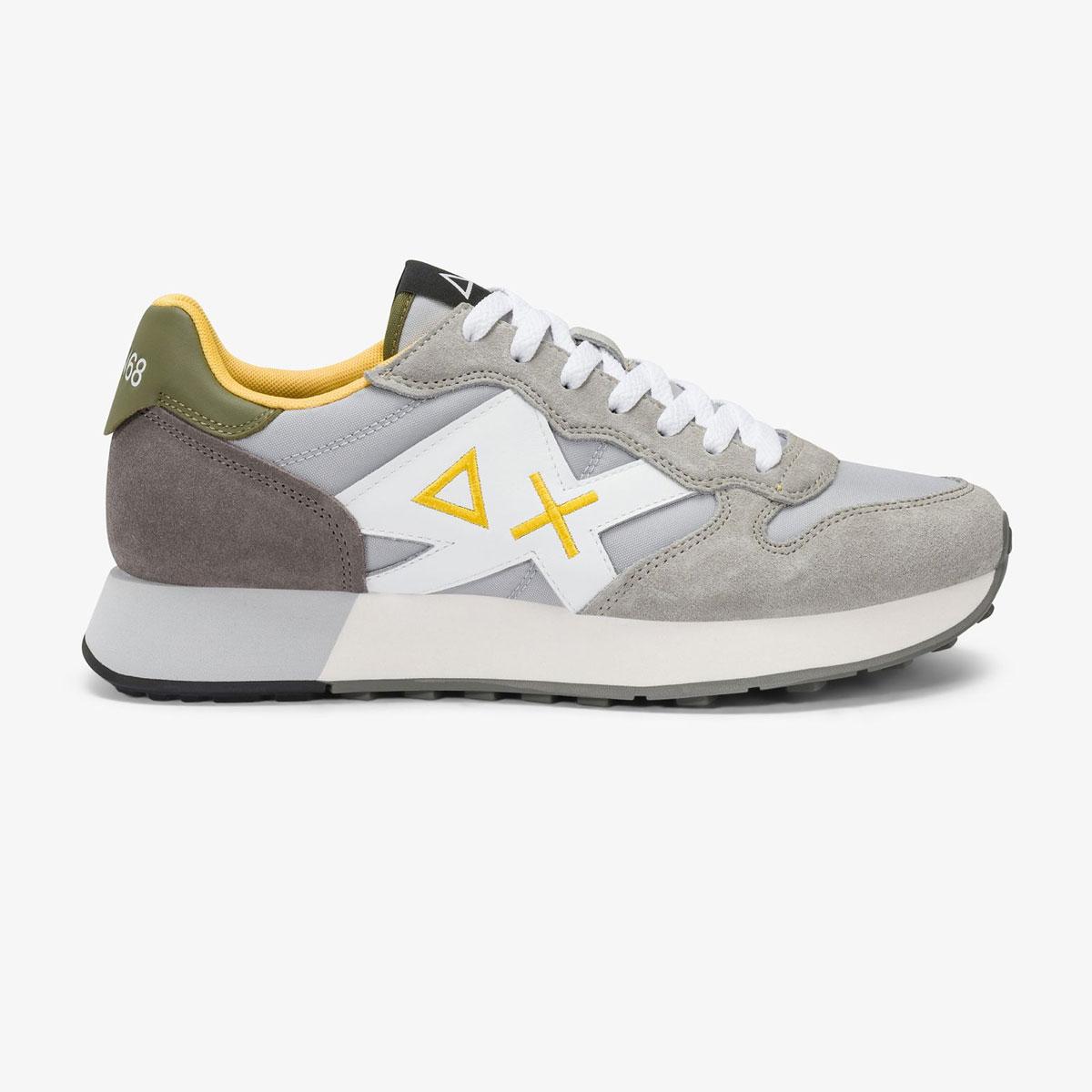 Scarpe Sneakers Sun68 Jaki 2.0 Solid in nylon e suede da Uomo rif. Z36115