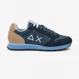 Scarpe Sneakers Sun68 Tom Multicolor in nylon e suede da Uomo rif. Z36106