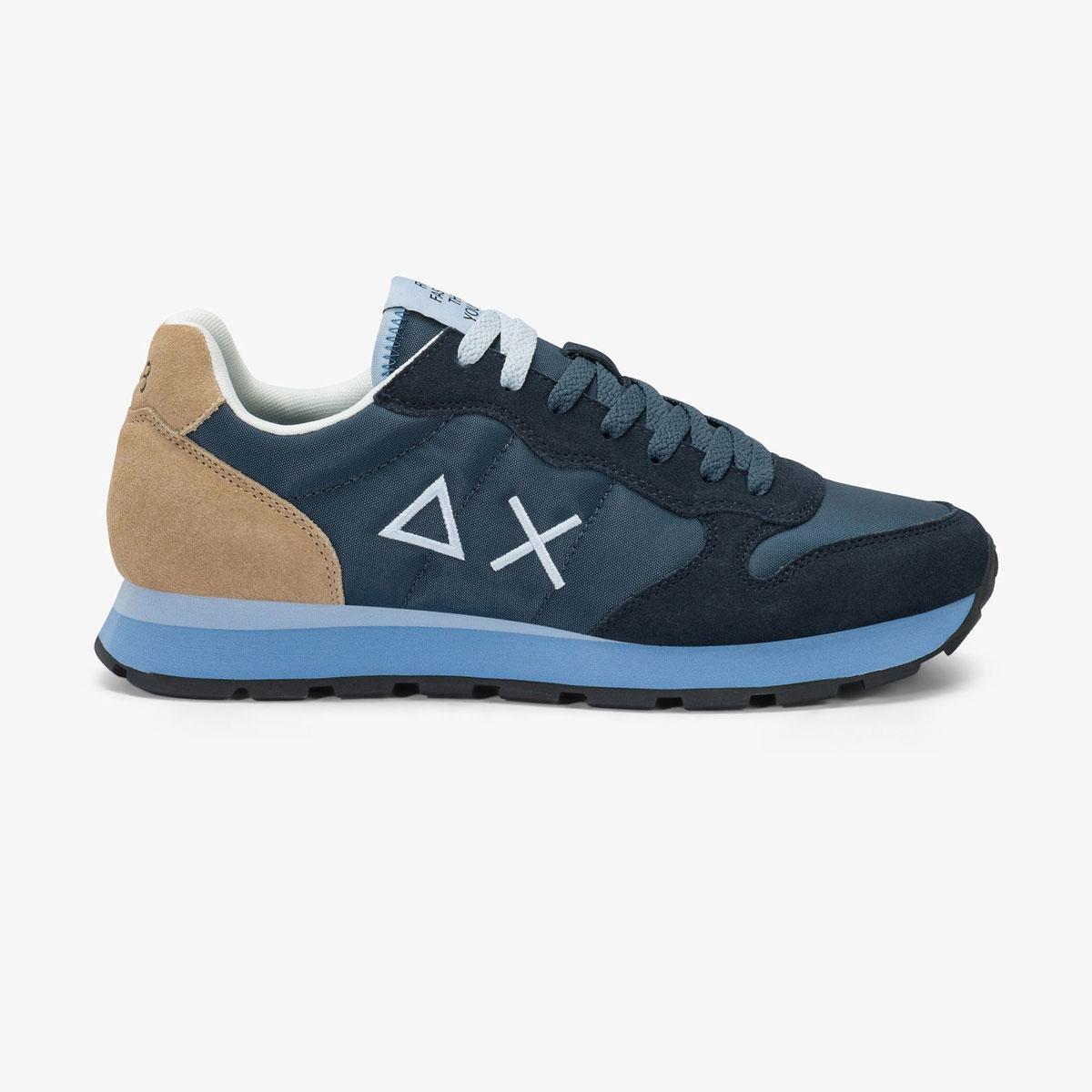 Scarpe Sneakers Sun68 Tom Multicolor in nylon e suede da Uomo rif. Z36106