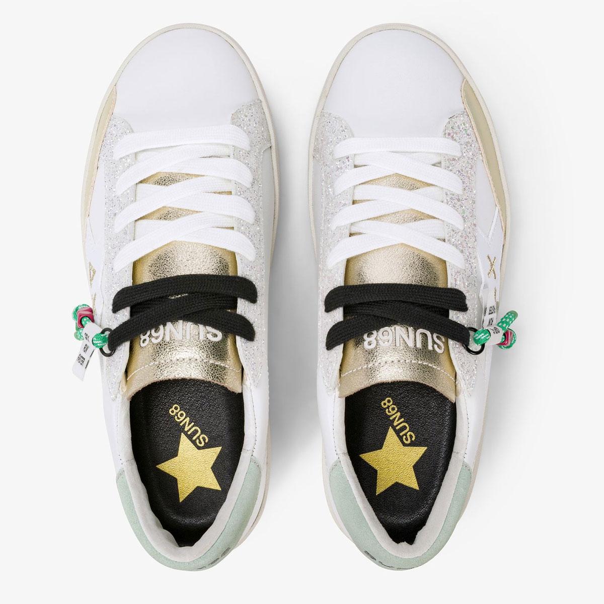 Sneakers Sun68 Katy in pelle da Donna rif. Z36242