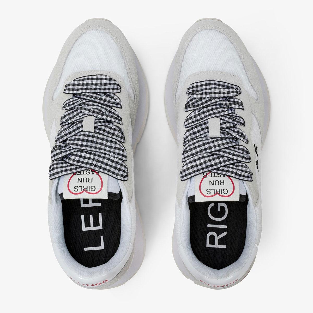 Sneakers Sun68 Ally Sweet Summer in suede e nylon da Donna rif. Z36208