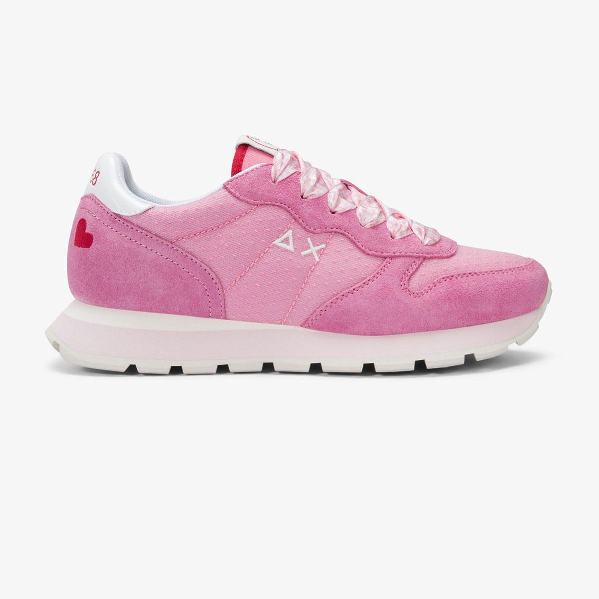 Sneakers Sun68 Ally Sweet Summer in suede e nylon da Donna rif. Z36208