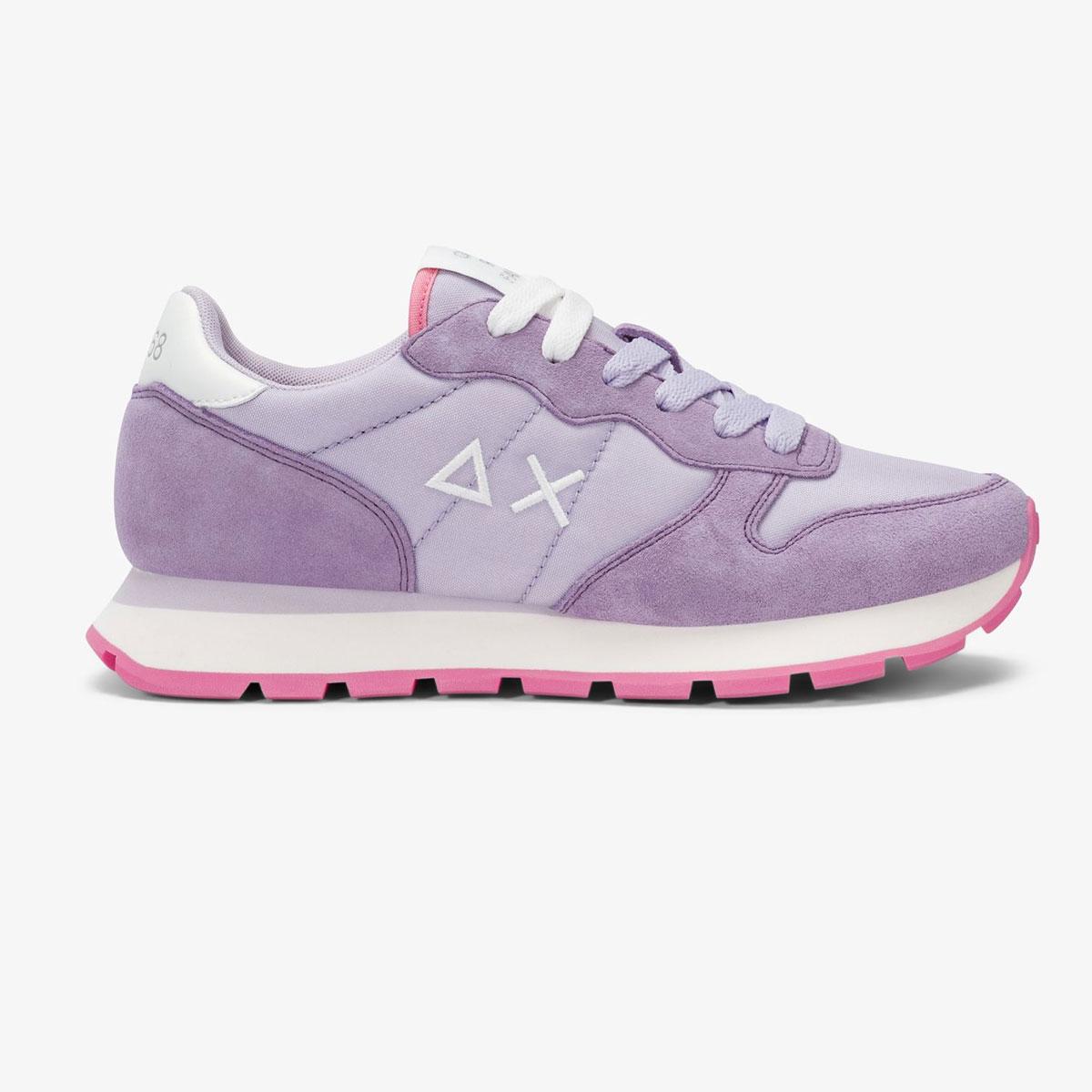 Sneakers Sun68 Ally Solid in suede e nylon da Donna rif. Z36201