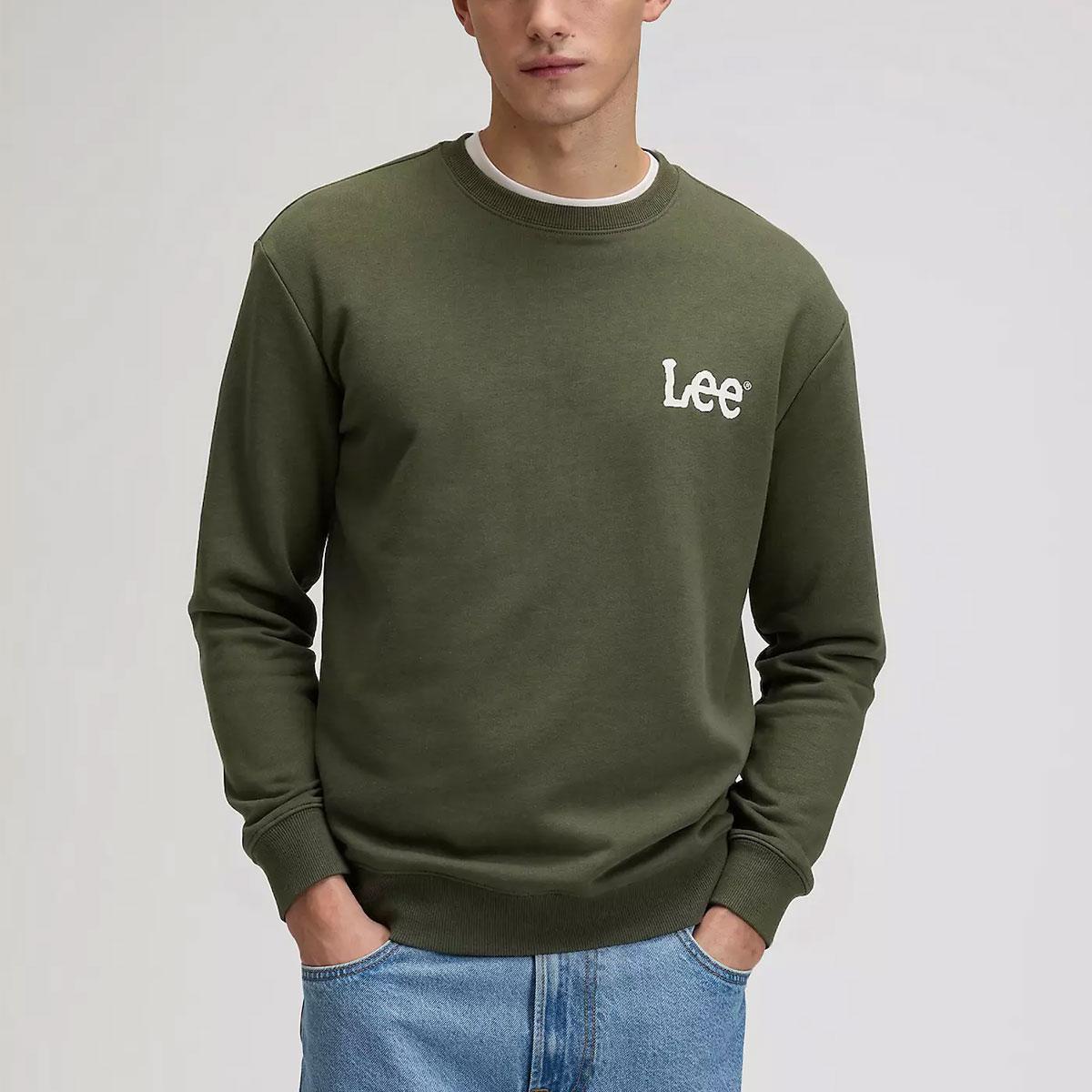 Maglia Felpa Lee con logo da uomo rif. 112376437