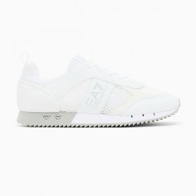 Scarpe Sneakers Emporio Armani EA7 Black And White Laces da uomo rif. 7X000334 AF18610
