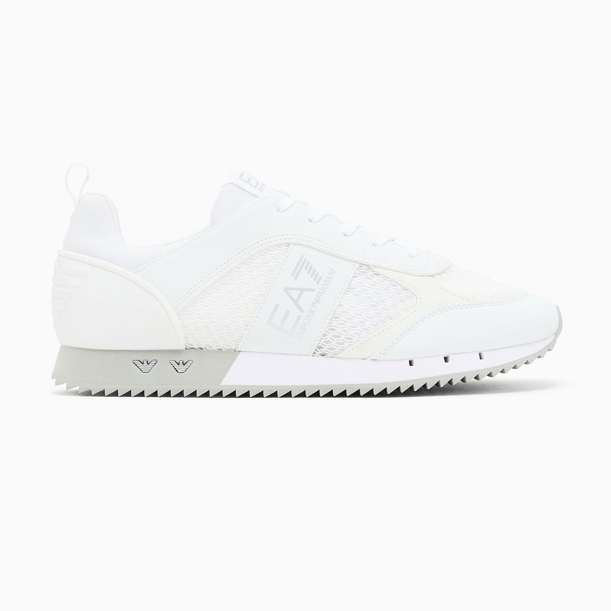 Scarpe Sneakers Emporio Armani EA7 Black And White Laces da uomo rif. 7X000334 AF18610