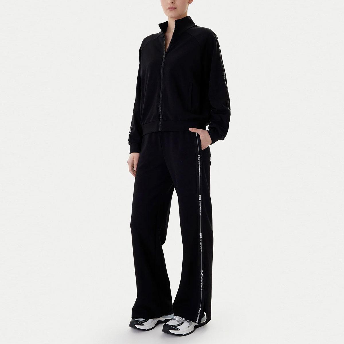 Tuta Emporio Armani EA7 In Misto Modal Stretch Logo Series da donna rif. 7W000979 AF12501