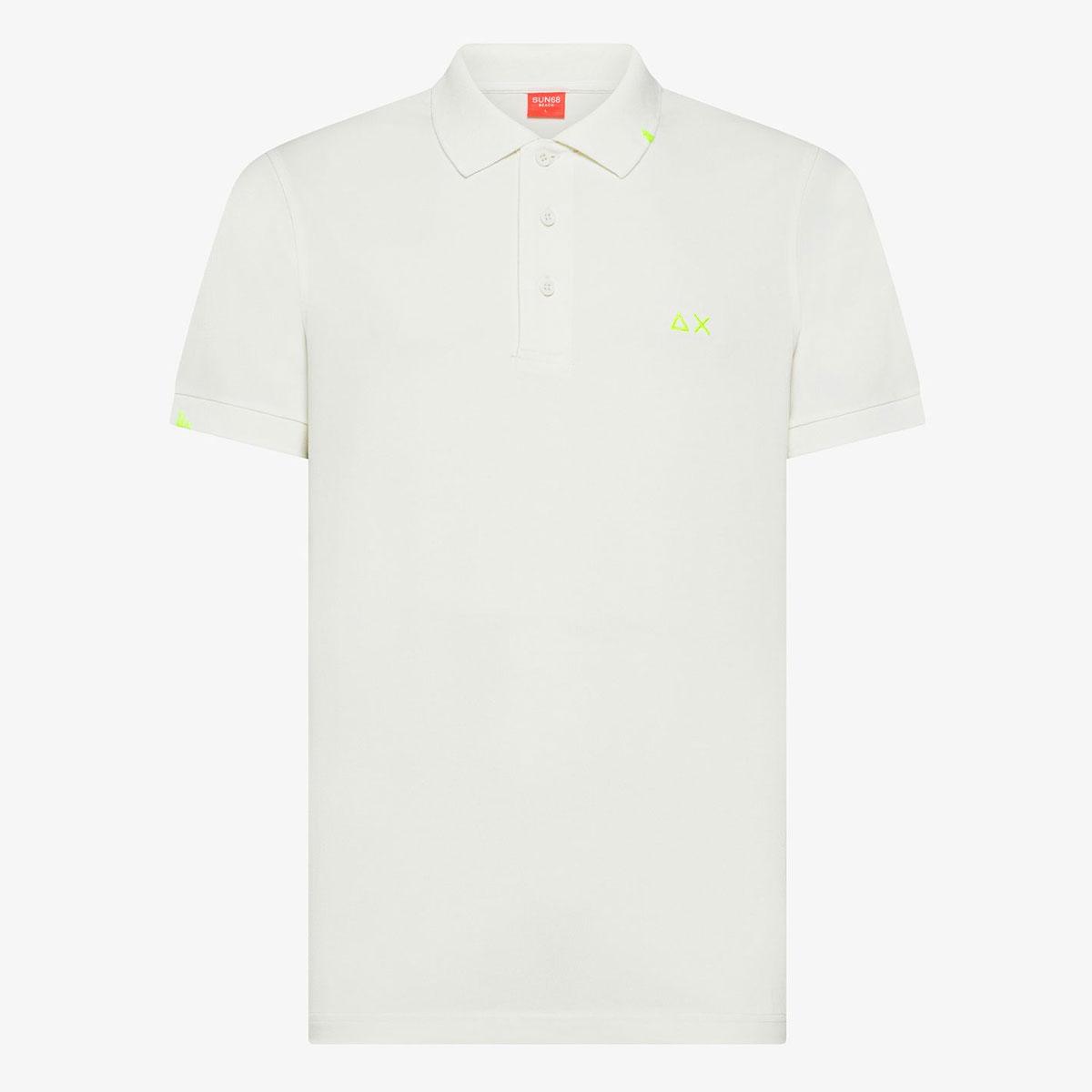 Polo Sun68 in piquet di cotone da uomo rif. A36155