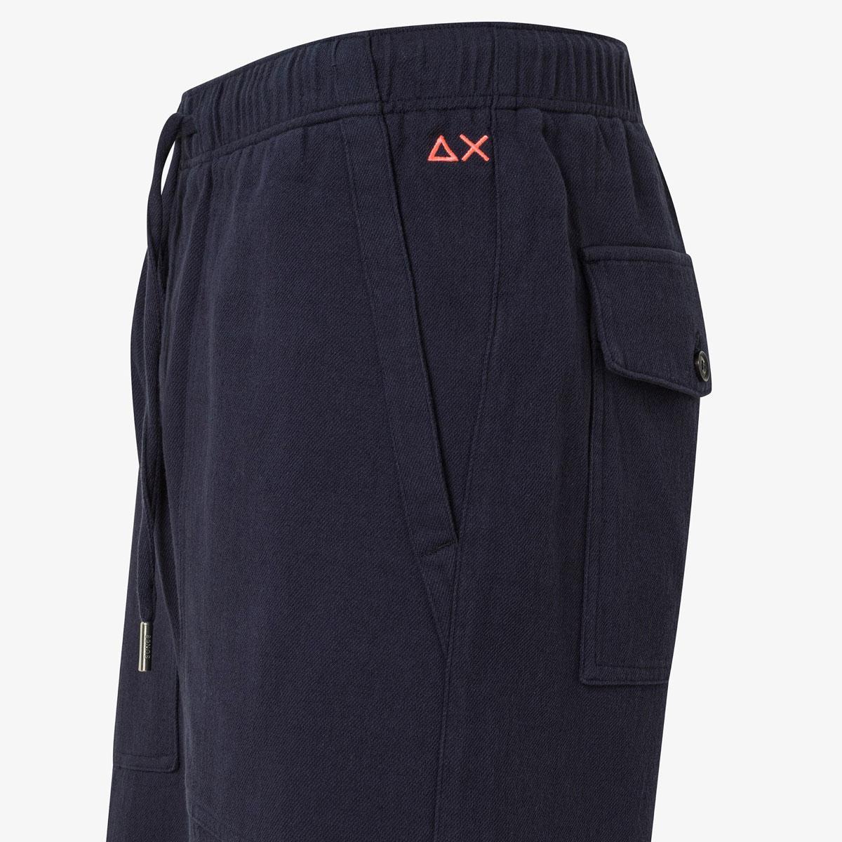 Shorts SUN68 Bermuda in lino e cotone da uomo rif. B36124