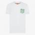 T-shirt Sun68 in jersey di cotone con taschino da uomo rif. T36143