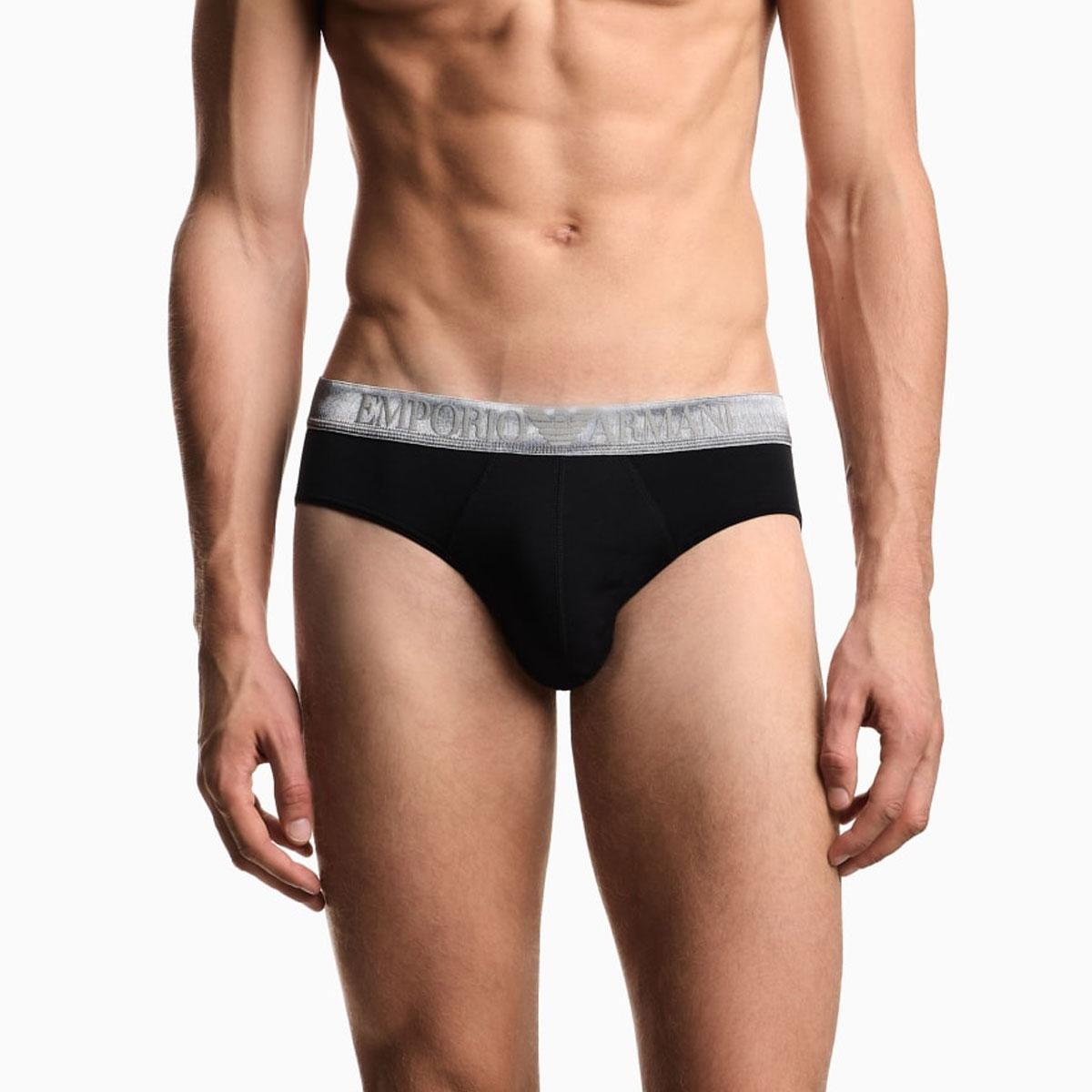 Slip Emporio Armani Ea7 3Pack Logo Monogram da uomo rif. EM000258 AF18886