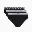 Slip Emporio Armani Ea7 3Pack Logo Monogram da uomo rif. EM000258 AF18886