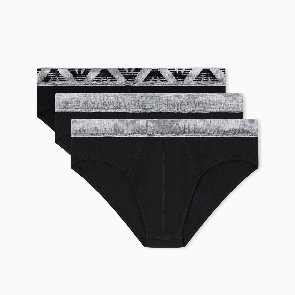 Slip Emporio Armani Ea7 3Pack Logo Monogram da uomo rif. EM000258 AF18886