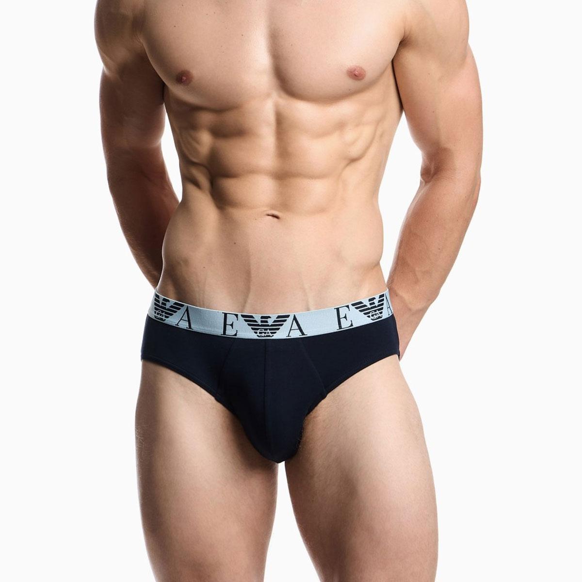 Slip Emporio Armani Ea7 3Pack Logo Monogram da uomo rif. EM000258 AF20668