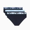 Slip Emporio Armani Ea7 3Pack Logo Monogram da uomo rif. EM000258 AF20668