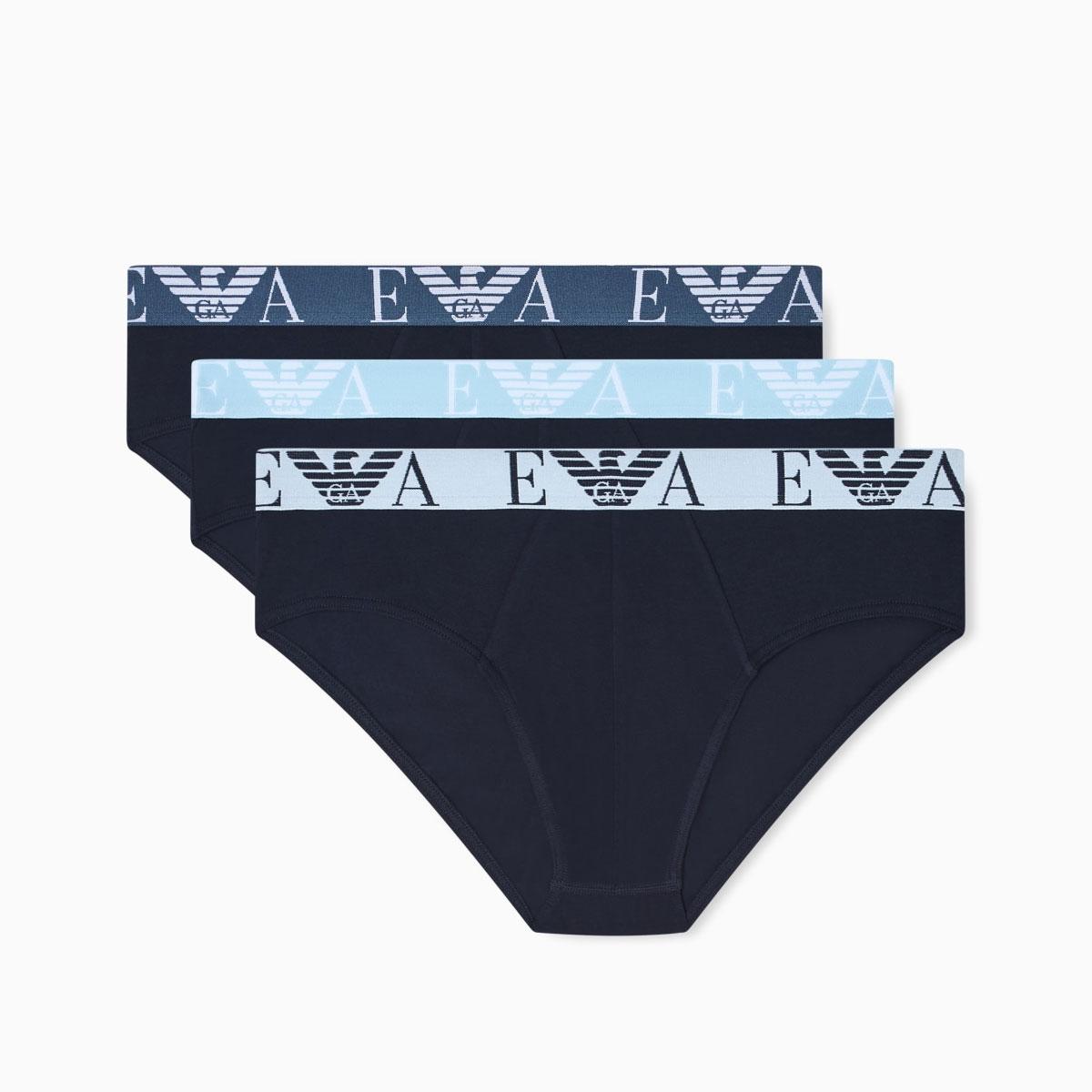 Slip Emporio Armani Ea7 3Pack Logo Monogram da uomo rif. EM000258 AF20668