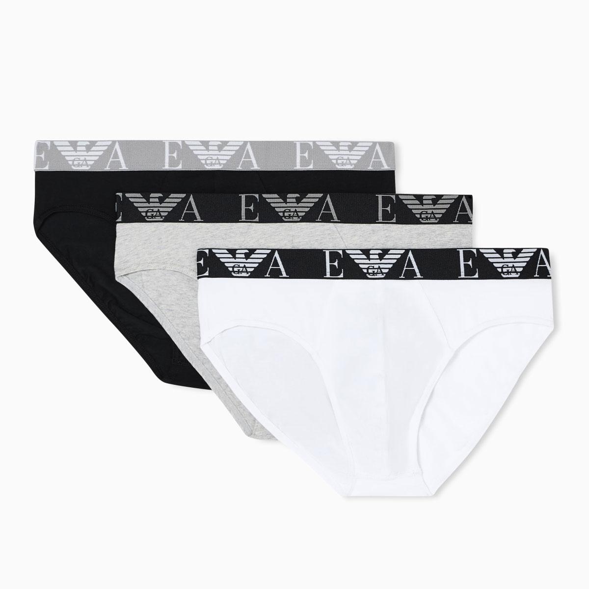 Slip Emporio Armani Ea7 3Pack Logo Monogram da uomo rif. EM000258 AF20668