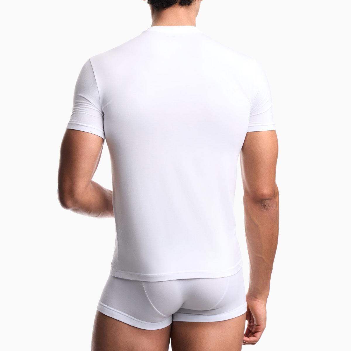 T-shirt Emporio Armani Ea7 Loungewear Fitted Fit In Soft Modal da Uomo rif. EM000379 AF18894
