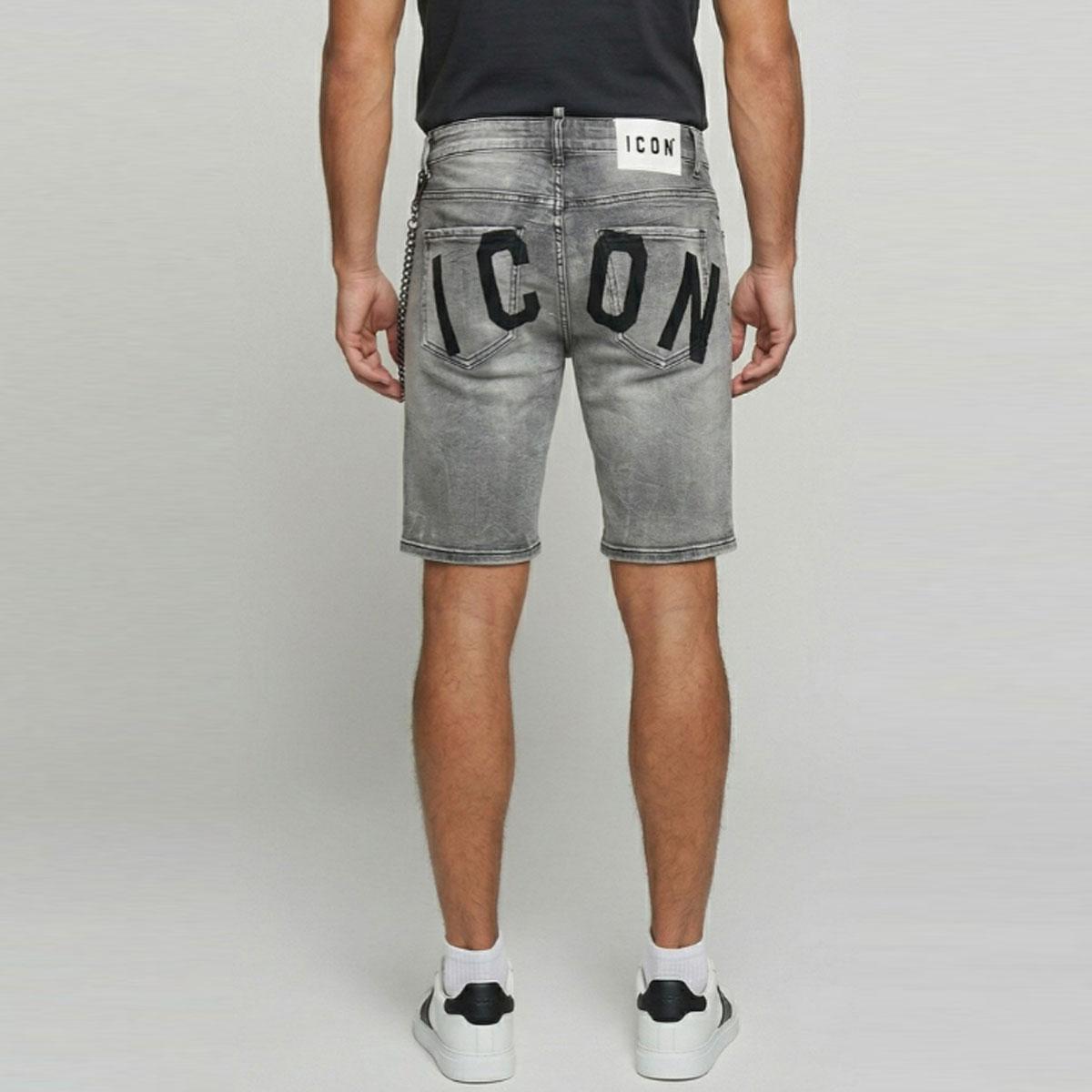Bermuda shorts Icon con logo da uomo rif. IUD031