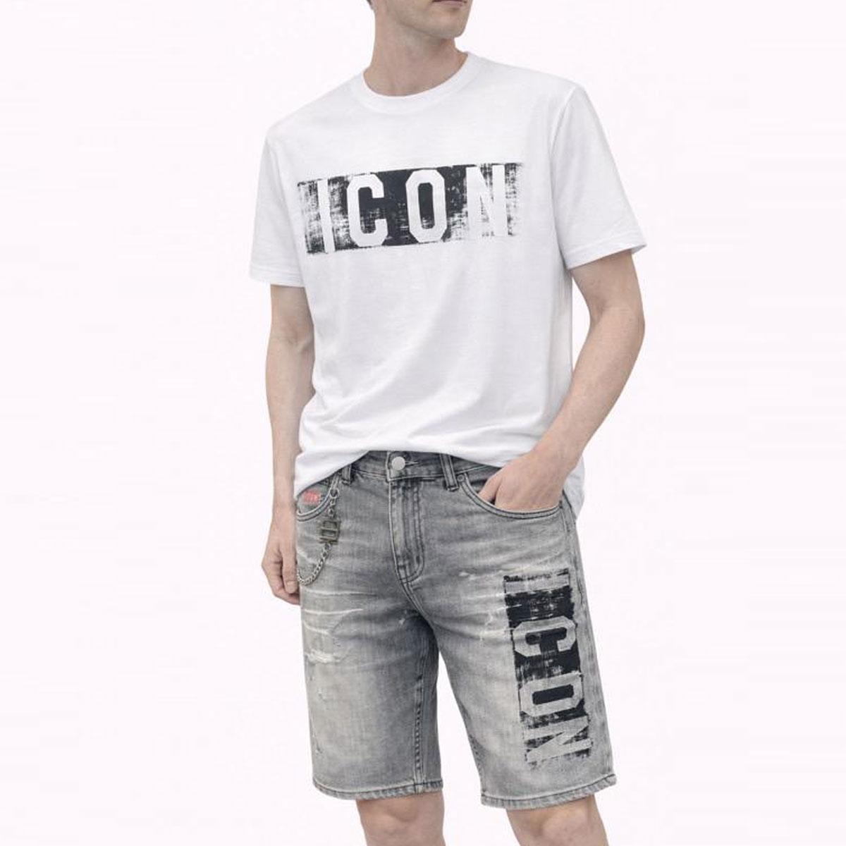Bermuda shorts Icon con logo da uomo rif. IUD032