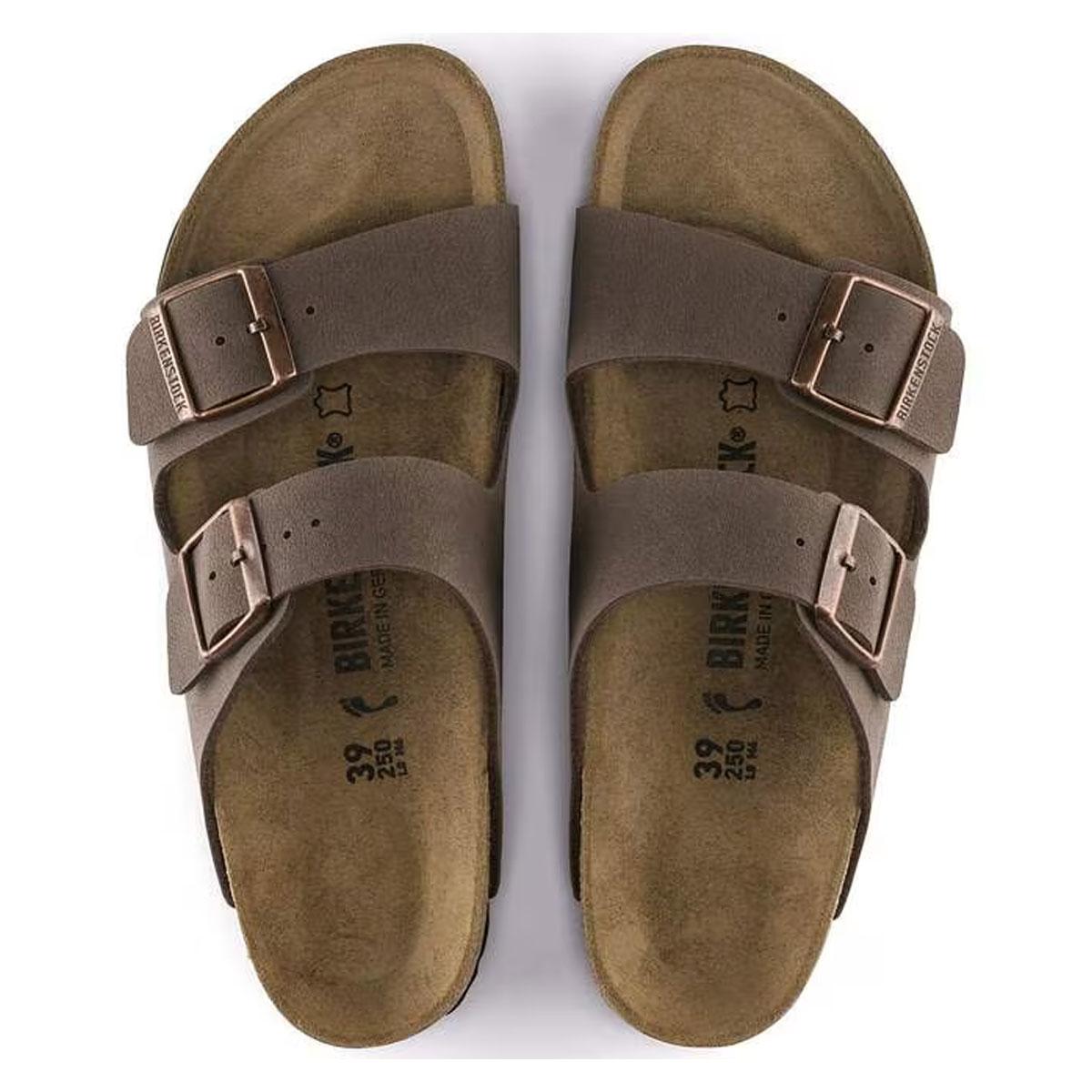 Ciabatte Sandalo Birkenstock Arizona  Birko-Flor Nubuck unisex rif. 0151183