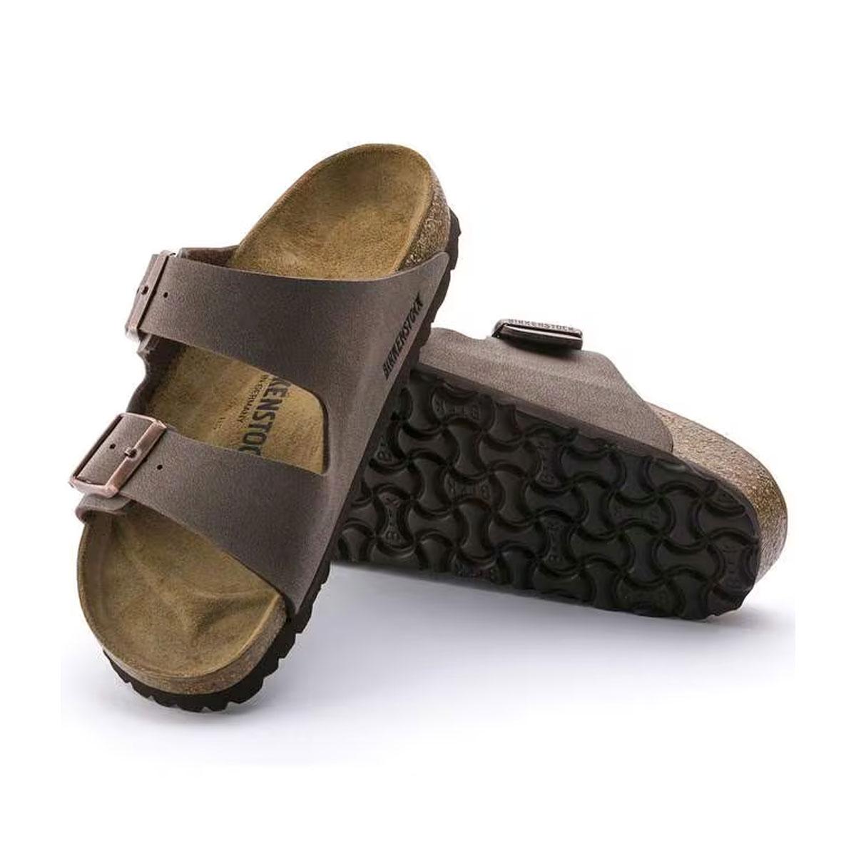 Ciabatte Sandalo Birkenstock Arizona  Birko-Flor Nubuck unisex rif. 0151183
