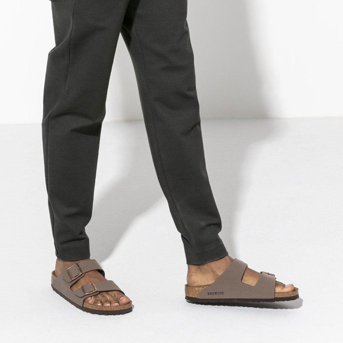 Ciabatte Sandalo Birkenstock Arizona  Birko-Flor Nubuck unisex rif. 0151183
