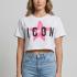 T-Shirt Icon In Cotone da donna rif. IDT020