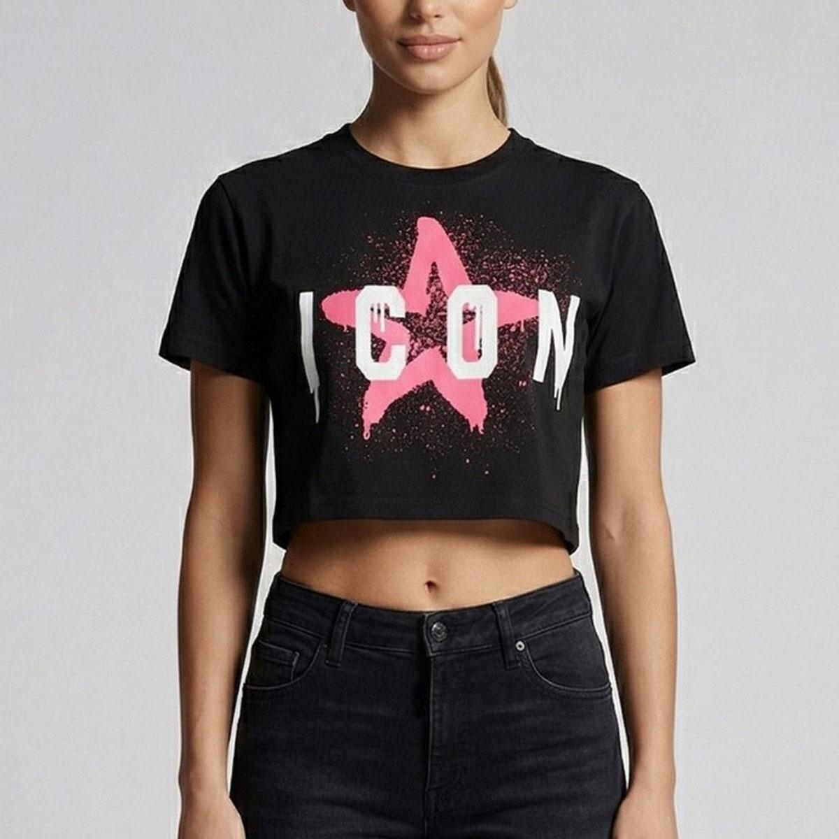 T-Shirt Icon In Cotone da donna rif. IDT020