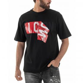 T-shirt Icon con logo da uomo rif. IUT012