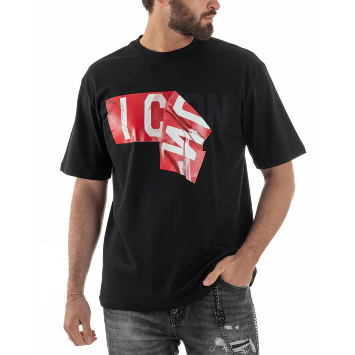 T-shirt Icon con logo da uomo rif. IUT012